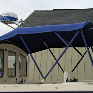 Canvas frame, port side.
