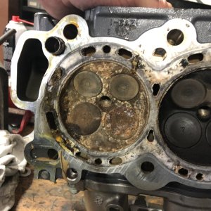 Media 'Water in cylinder during the last several outings' in album 'Honda 200 hp, wasted, beyond repair'