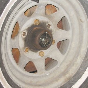 Bearing Buddy Removed