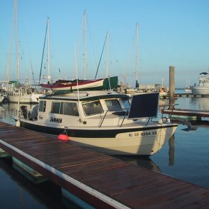 Media 'New dock at Marina de La Paz.' in album 'Barefoot bottom.'