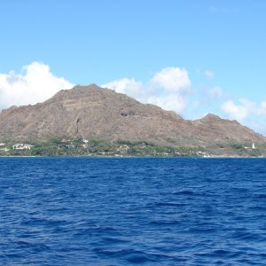 Coming abeam of Diamond Head