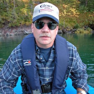 (AnchortownJim) Rowing the dingy ashore in Nellie Juan anchorage off of Derickson Bay
