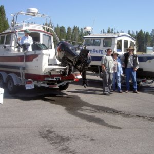 Fond farwells-Jody and Jay & Jo-Lee ready to leave