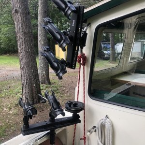 Media 'Scotty Rod Holders Port Side' in album 'Scotty Deck Mount Rod Holder w #254 Rod Holder Extension'