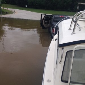 Too much water for the maiden voyage.
