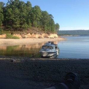 Random island campsite for the night.
