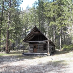 Media 'The old Stehekin school.  The new school is bigger, but the same construction technique.' in album 'Dropping down into Lake Chelan.'