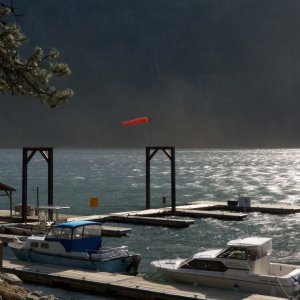How to read a windsock - this means stay home.