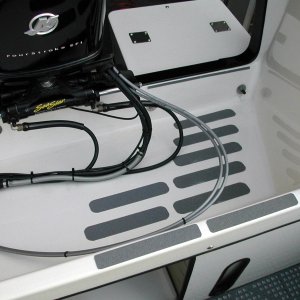 non-skid for swim step access