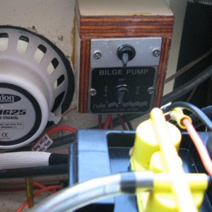 stbd lazarette 2 - washdown pump and second bilge pump switches