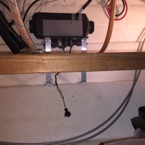 Another view, from farther out with middle shelf in view.