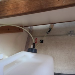 Media 'Close up of Fuel Tank pickup & vent lines cap' in album 'Heater with wiring'