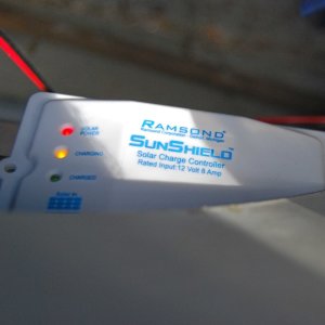 Panel and controller e-bay items. Whole setup under $100 and provide 1 amp of maintenance. Has worked fine for at least the first couple months.