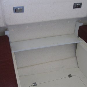 Shelf Behind Table