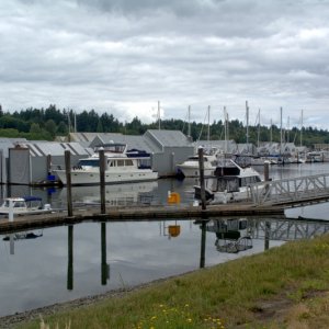 Percival Landing public dock