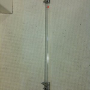 Media 'Water Tank site gauge. Installed behind water pump.' in album 'Water Tank site gauge. Installed to the port of the water pump, below rear seat (CD-25').'