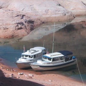 Anchored up at Lake Powell