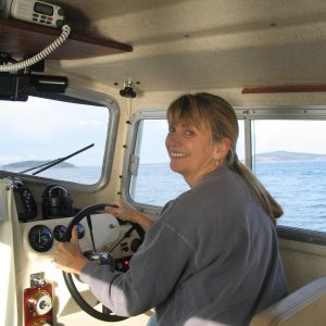 (rhys) Marg at the wheel