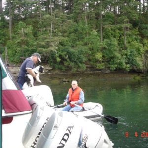 9 June Matia

After rowing to the shore to give Baxter a run, Joe returns him to Pat