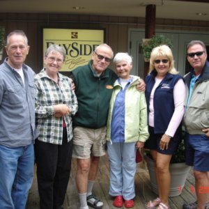 8 July Bayside Cafe
   Bellingham, WA
Joe & Ruth (R-MATEY)
Bill & EL (HALCYON)
Jim & Joan (WILD BLUE)