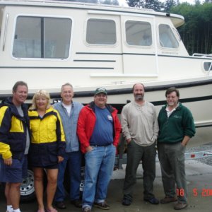 18 July EQ Marine
Jim & Joan (WILD BLUE)
Joe (R-MATEY)
Patrick aka BYRDMAN
Bill (DA NAG)
Les of EQ Marine