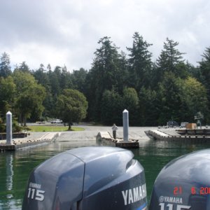 21 August Cornet Bay
Is that Les left standing on the dock?