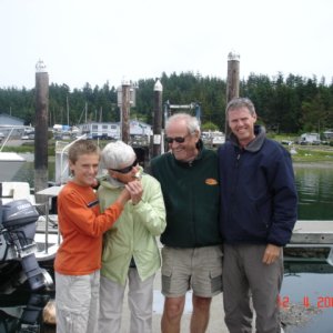 12 June Lopez Island
    HALCYON crew
Bryce, El, Bill & Brad