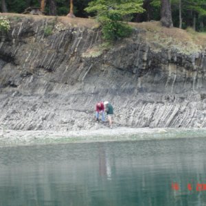13 June Joe & Bill exploring Stuart Island