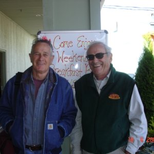 18 June in LaConner
   Joe & Bill