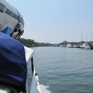Long Island trip-Entering the Shinnecock Canal