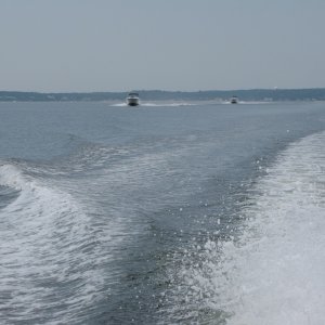 On the way home from Westhampton, N.Y. 40 Nm.  Approx. 2and a half hours between 15 & 20 knots.