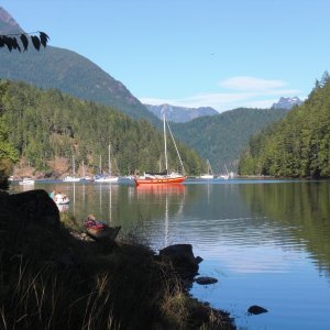 Roscoe Bay.  That's us on the far left.