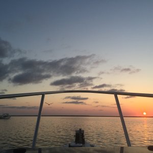 Sunrise after night at Marquesas