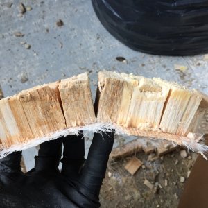 Core balsa is 1.5 inches thick.