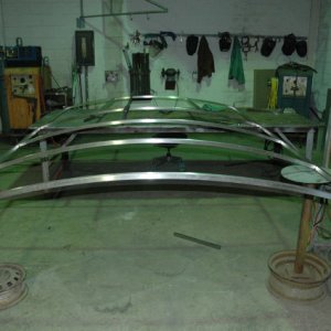 Media 'Fabricating frame rail for cockpit roof and cabin roof storage.' in album 'Getting clean!'