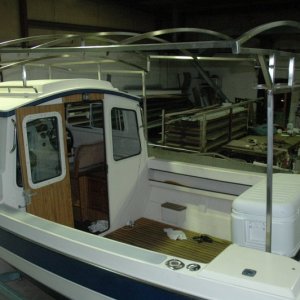Media 'Raised the rear section roof frame 7"' in album 'Getting clean!'