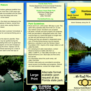 New Hontoon Island Brochure