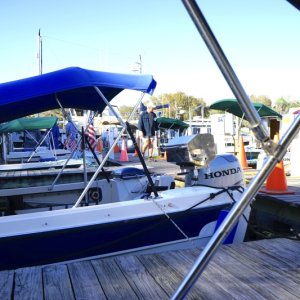 A Dock Pontoon marina, full of C Dorys