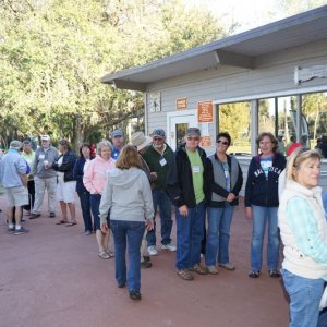 The line was long, but went quickly