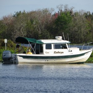 The Kathryn spotted twice on the River. No info as they did not attend the gathering.