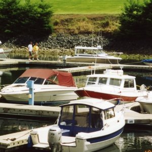 19 July 2003: Visiting Blakely Island.