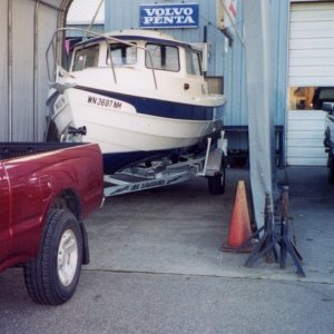 26 Sept 2003: First 20 hour service(West Coast Marine in Bellingham).