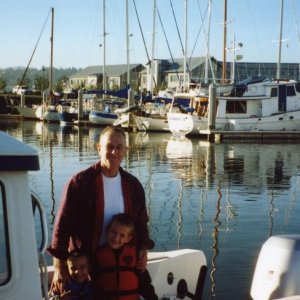 27 Sept 2003:  Bellingham, WA - Grandpa Joe and his buddies.