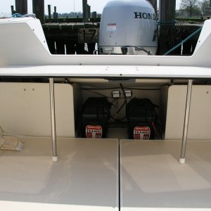 (Bluecrab) Bench seat without cushion.