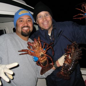 Dub & Andy ...1st pull of the night!!