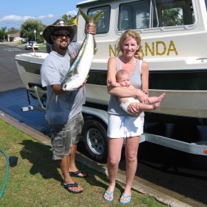 Yellowtail  caught @ the kelp..... Keepin the Neeanda !!NOT 4SALE!!