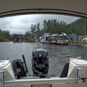 Departing the inner Maple Bay marina after a fuel stop. Seemed like a nice marina, perhaps a future destination!