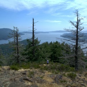 What a view looking south!