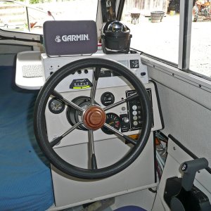 steering with David's wooden center