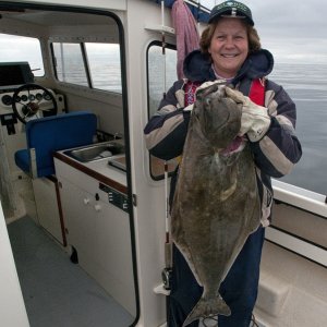 Media '20 lb Halibut Strait of Juan de Fuca' in album 'Spot Shrimp Discovery Bay'